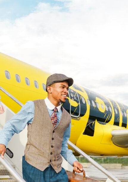 Corporate Branding Photography Miami Spirit Airlines