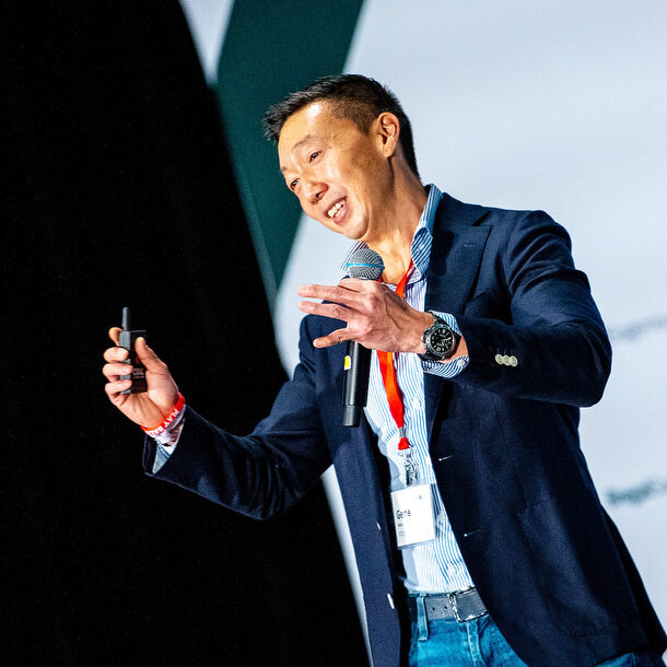 Speaker on stage | Event Photographer Miami | Corporate Conference Events